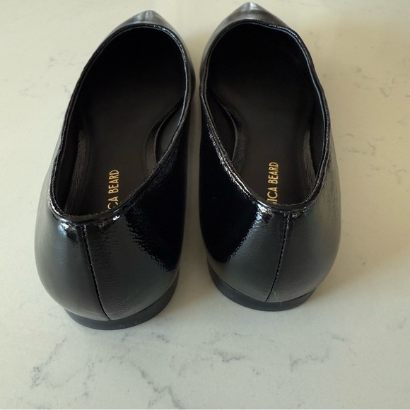 New Veronica Beard Suzanne pointy toe black patent leather flats Size: 6 - Picture 4 of 5